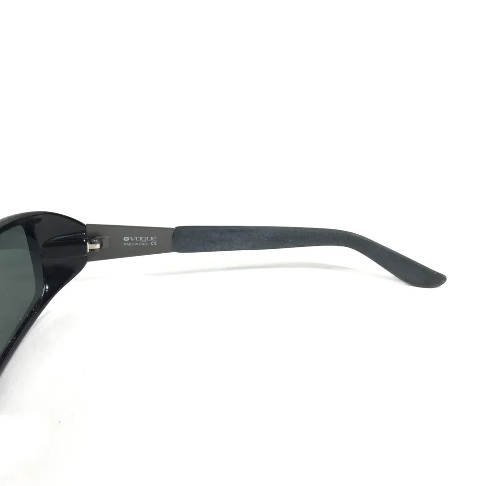 Vogue Sunglasses VO2207-S W44 Black Gray Rectangular Frames with Black Lenses